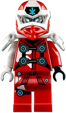 Kai - Digi Kai, Shoulder Armor with Scabbard minifigure