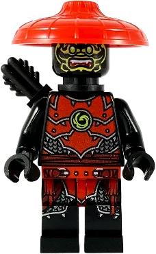 Stone Army Scout - Yellow Face, Black Quiver minifigure