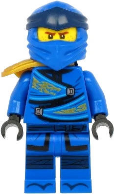 Jay - Legacy, Pearl Gold Shoulder Pad minifigure