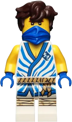 Jay - Legacy, White Tunic with Blue Trim and Stripes minifigure