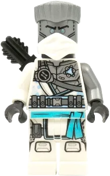 Zane - The Island, Mask and Hair, Quiver minifigure