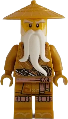 Wu Sensei - Pearl Gold Robe, White Beard minifigure