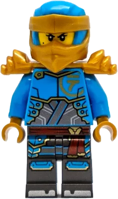 Nya - Dragons Rising, Head Wrap, Shoulder Armor (71802) minifigure