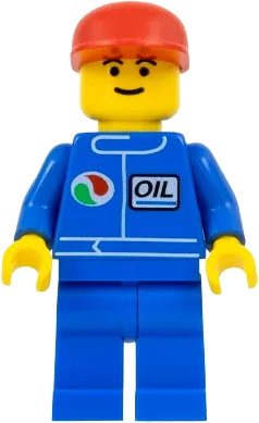 LEGO City Octan Blue Oil, Blue Legs, Red Cap