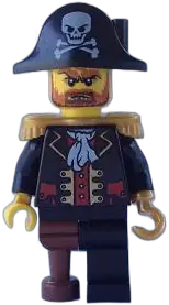 Captain Brickbeard LEGO Pirates Captain Brickbeard No Eye Patch • Minifig pi142