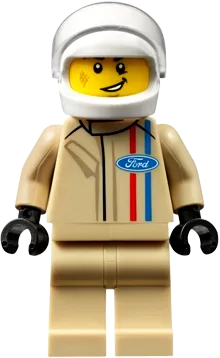 1966 Ford GT40 Driver minifigure