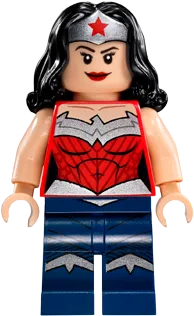 Wonder Woman - Silver Tiara, Dark Blue Legs minifigure
