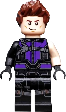 Hawkeye - Black and Dark Purple Suit minifigure