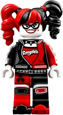 Harley Quinn - Pigtails, Black Eye Mask, Roller Skates minifigure