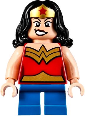 Wonder Woman - Gold Tiara, Short Legs minifigure
