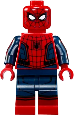 Spider-Man - Black Web Pattern, Red Torso Small Vest, Red Boots minifigure