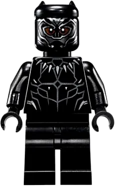 Black Panther - Claw Necklace, Reddish Brown Eyes minifigure