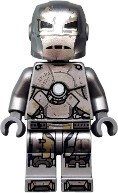 Iron Man - Mark 1 Armor, Trans-Clear Head minifigure