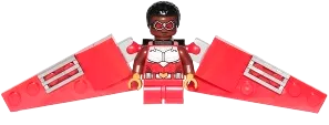 Falcon - Red, Brick Built Wings minifigure