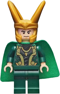 Loki - Spongy Cape (Juniors), Dark Green Legs minifigure