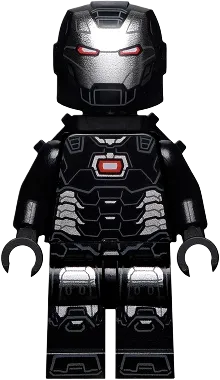 War Machine - Black and Silver Armor with Neck Bracket minifigure