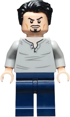 Tony Stark - Open Neck Shirt minifigure