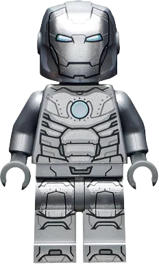 Iron Man - Mark 2 Armor, Trans-Clear Head minifigure