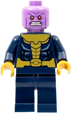 Thanos - Dark Blue Legs Plain, Dark Blue Arms minifigure