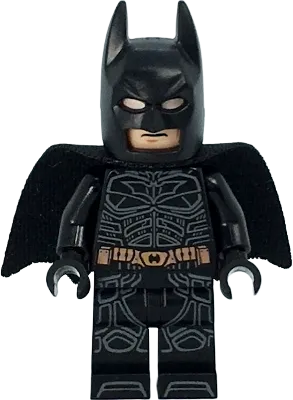 Batman - Black Suit with Copper Belt and Printed Legs (Type 2 Cowl) minifigure
