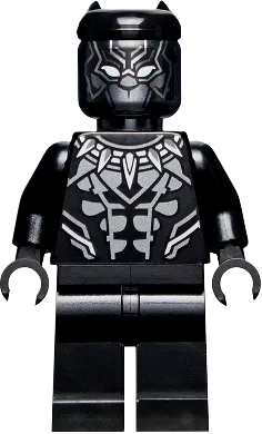 Black Panther - Claw Necklace, Pearl Dark Gray Highlights minifigure