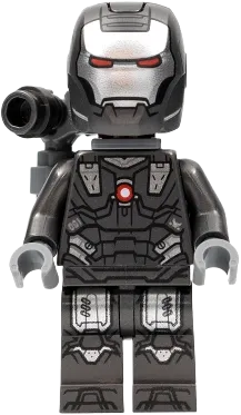 War Machine - Pearl Dark Gray and Silver Armor with Backpack minifigure