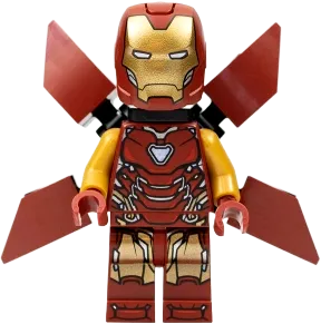 Iron Man - Mark 85 Armor, Large Helmet Visor, Wings minifigure