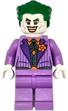 The Joker - Medium Lavender Suit, Dark Green Vest, Green Hair Swept Back minifigure