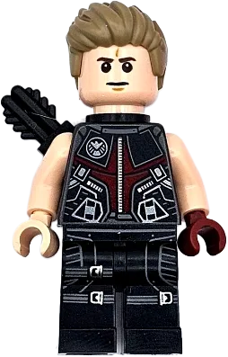 Hawkeye - Black and Dark Red Suit, Quiver minifigure