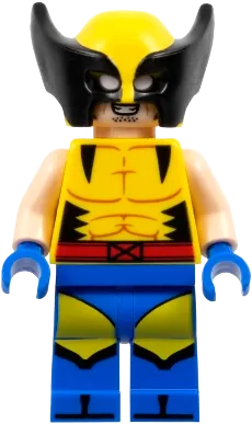 Wolverine - Yellow and Black Mask, Blue Hands minifigure