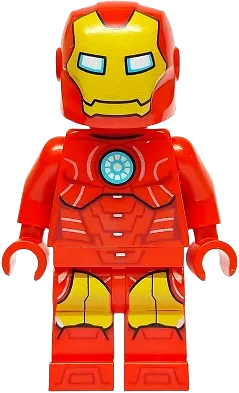 Iron Man - Yellow Mask and Leg Armor minifigure