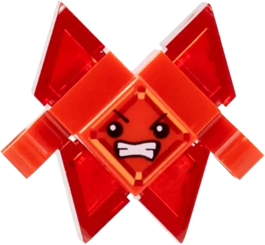 Kryptomite - Red, Small Crystals minifigure