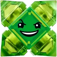 Kryptomite - Green, Small Crystals minifigure