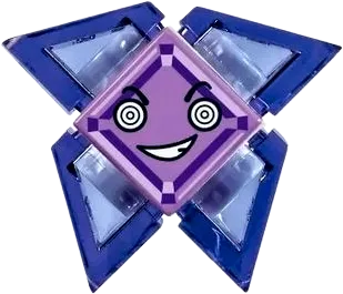 Kryptomite - Purple, Small Crystals minifigure