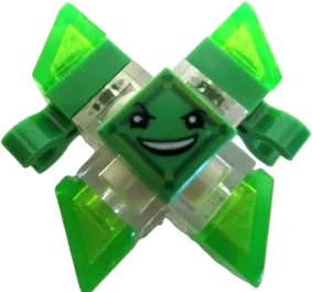Kryptomite - Green, Small Crystals, Hands minifigure