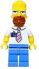 Homer Simpson - Tie and Badge minifigure