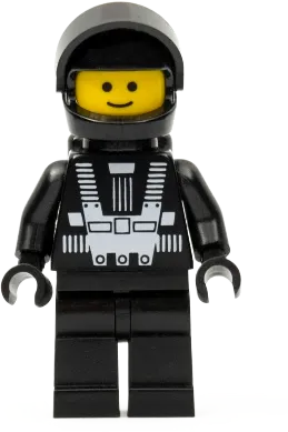 LEGO Brand Blacktron 1 Reissue Black Hands