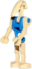 Battle Droid Pilot - Blue Torso and Straight Arm minifigure
