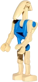 Battle Droid Pilot - Blue Torso and Straight Arm minifigure