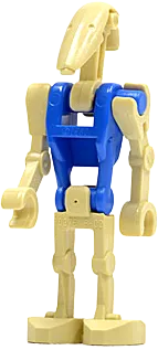 Battle Droid Pilot - Blue Torso, Angled Arms minifigure