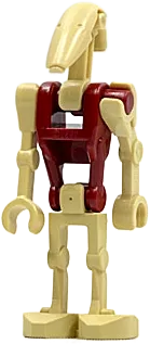 Security Battle Droid - Dark Red Torso, Angled Arm and Straight Arm minifigure