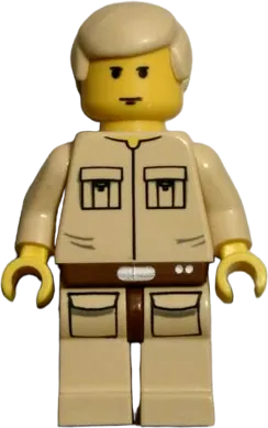 Luke Skywalker - Cloud City, Tan Shirt minifigure