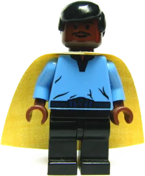 Lando Calrissian - Cloud City Outfit (Smooth Hair) minifigure