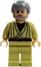 Obi-Wan Kenobi - Old, Light Nougat minifigure