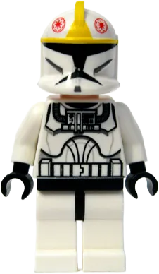 Clone Trooper Pilot - Phase 1, Yellow Markings, Large Eyes minifigure