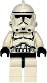 Clone Trooper - Phase 2, Dotted Mouth, Black Head minifigure