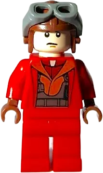Naboo Fighter Pilot - Red Jumpsuit minifigure
