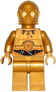 C-3PO - Colorful Wires Pattern minifigure