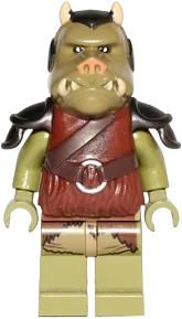Gamorrean Guard - Olive Green, Detailed minifigure