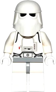 Snowtrooper - Light Bluish Gray Hips, White Hands, Printed Head minifigure